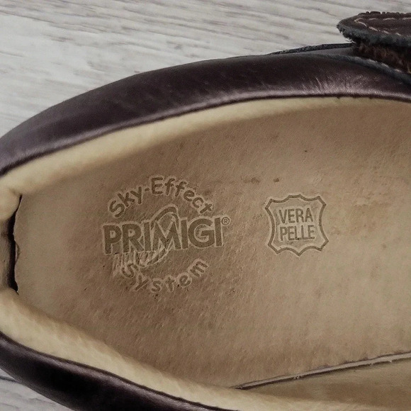 🛍Primigi Metallic Bronze Mary Jane Velcro Comfort Flats‎ Size 39 - Picture 5 of 9